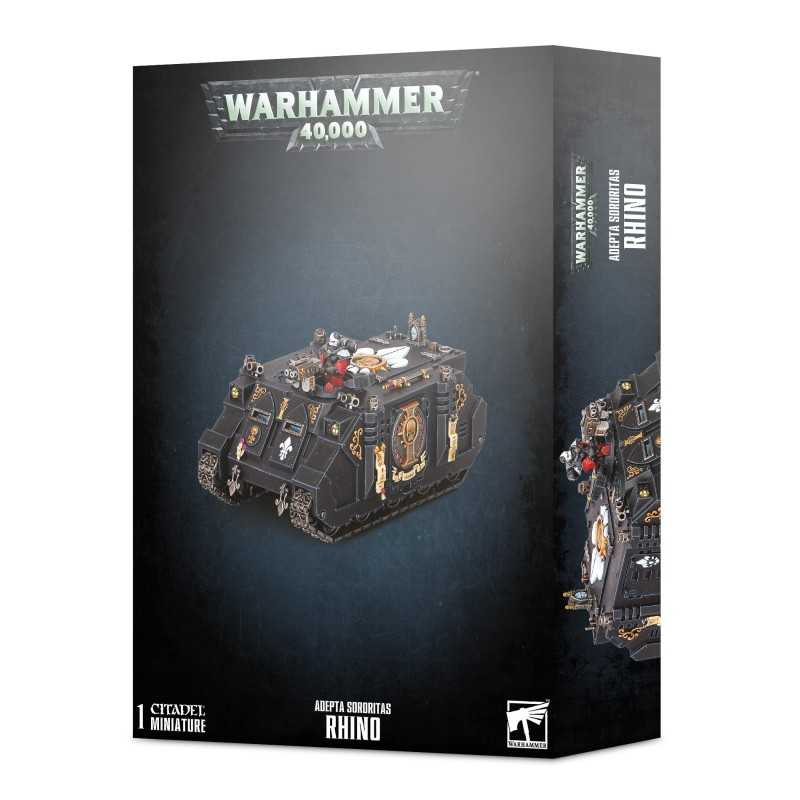 Vehículo Rhino de Adepta Sororitas para Warhammer 40,000 de Games Workshop.