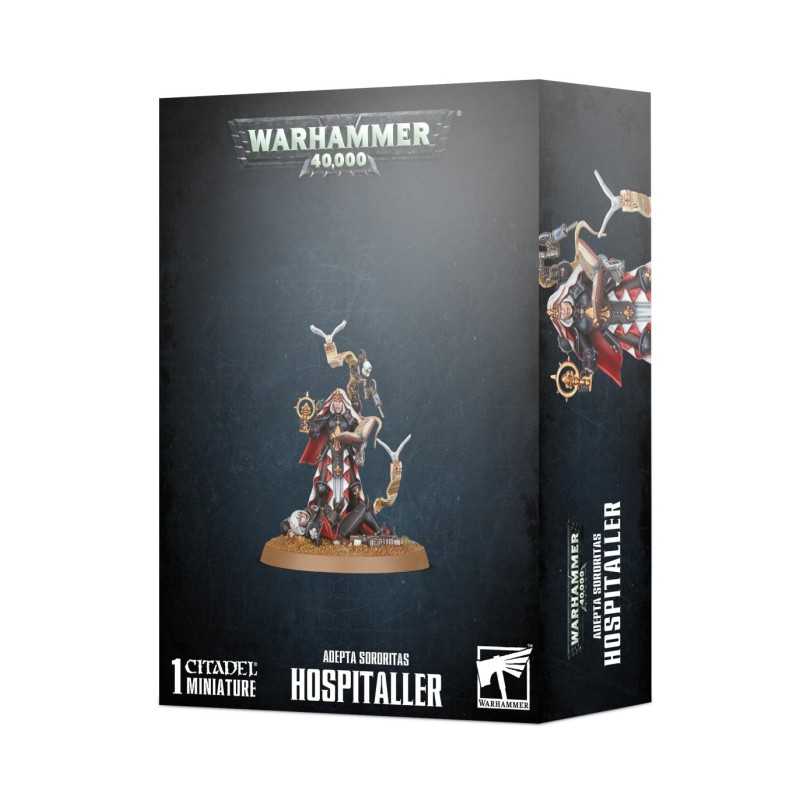 Miniatura Hospitalaria de Adepta Sororitas para Warhammer 40,000 de Games Workshop.