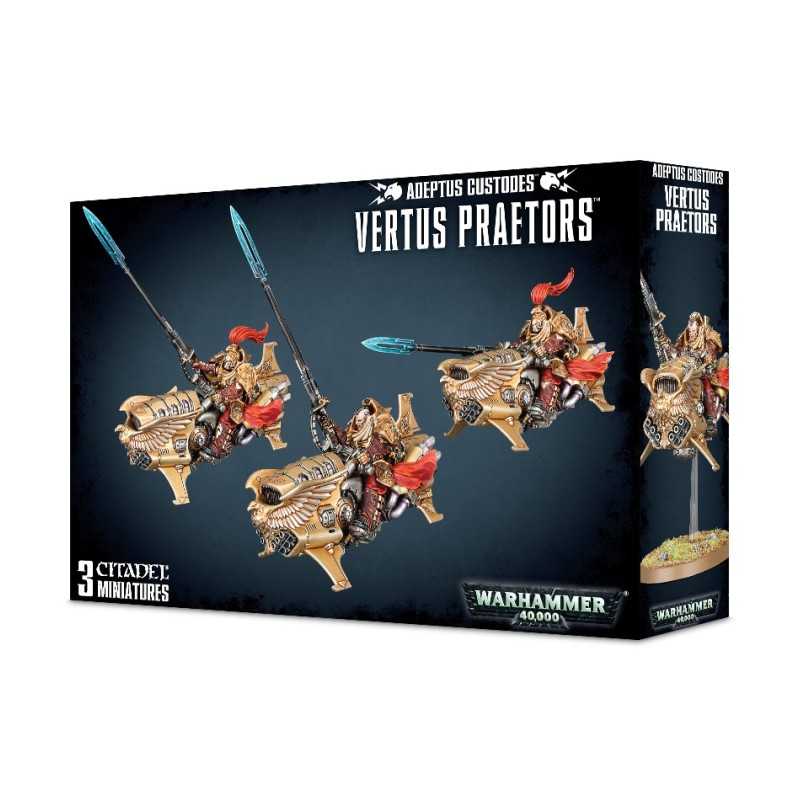 Miniaturas Pretores Vertus de Adeptus Custodes para Warhammer 40,000 de Games Workshop.