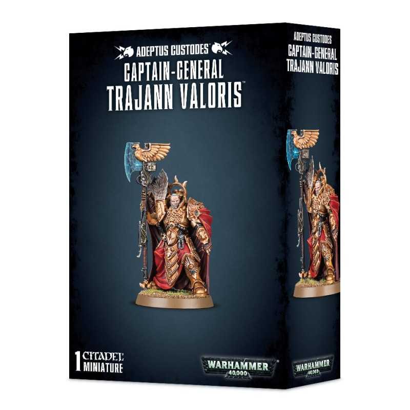 Miniatura Trajann Valoris de Adeptus Custodes para Warhammer 40K de Games Workshop.