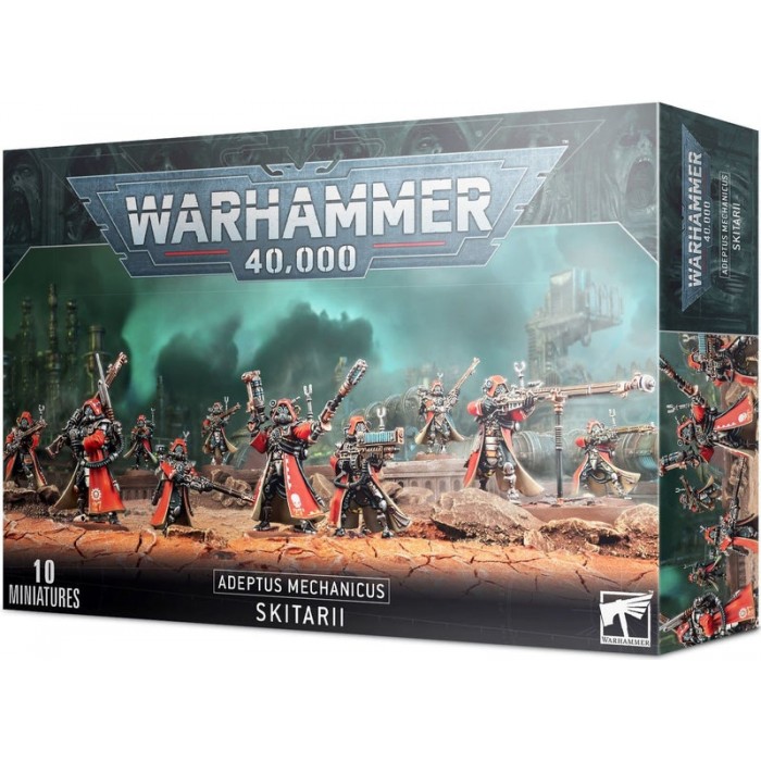 Miniaturas Skitarii de Adeptus Mechanicus para Warhammer 40,000 de Games Workshop.