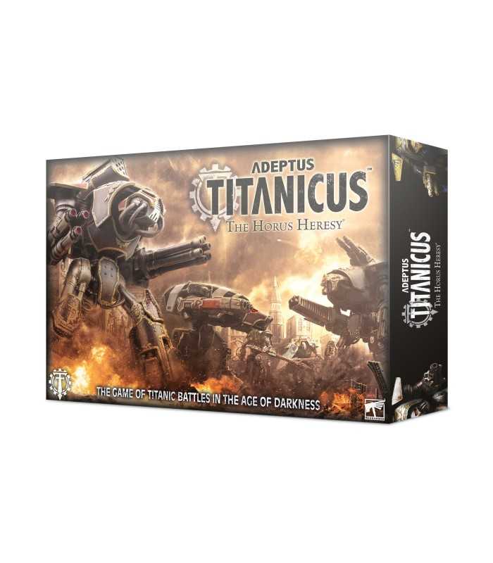 Caja de inicio Adeptus Titanicus Starter Set en inglés de Games Workshop.