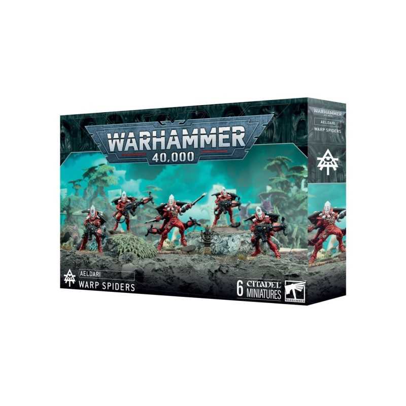 Miniaturas Arañas de Disformidad de Aeldari para Warhammer 40,000 de Games Workshop.