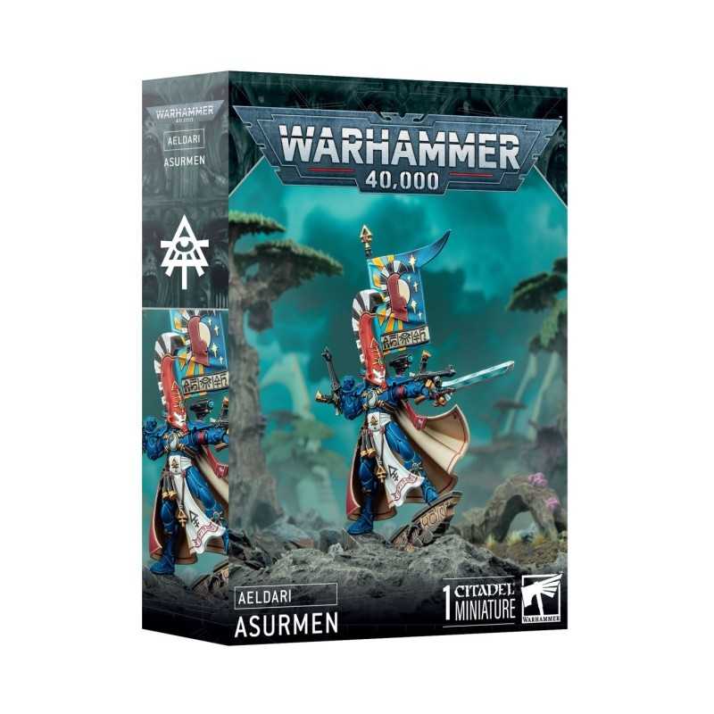 Miniatura Asurmen de Aeldari para Warhammer 40,000 de Games Workshop.