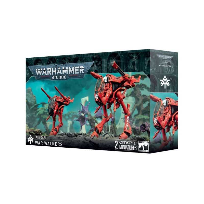 Miniaturas Bípodes de Combate de Aeldari para Warhammer 40,000 de Games Workshop.