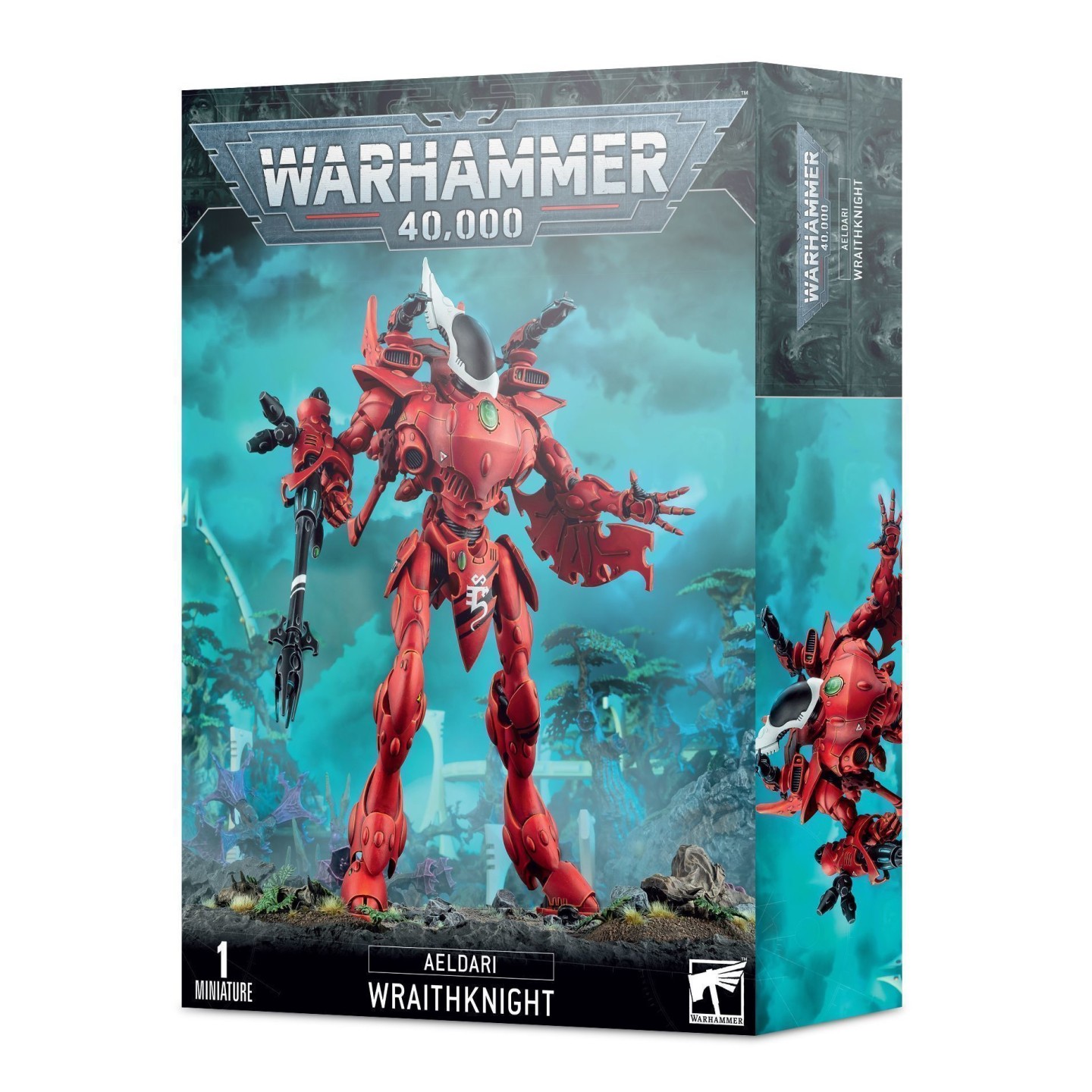Miniatura Caballero Espectral de Aeldari para Warhammer 40,000 de Games Workshop.