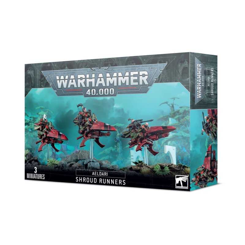 Miniatura Cazadora Sudario de Aeldari para Warhammer 40,000 de Games Workshop.