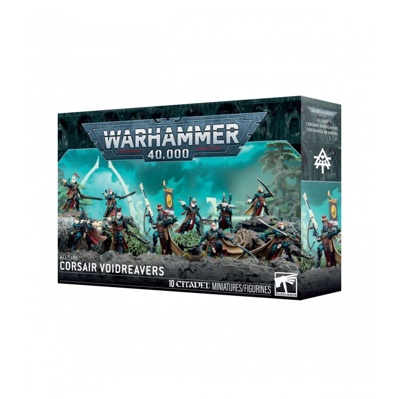 Miniaturas de Corsarios Saqueadores Aeldari para Warhammer 40,000 de Games Workshop.