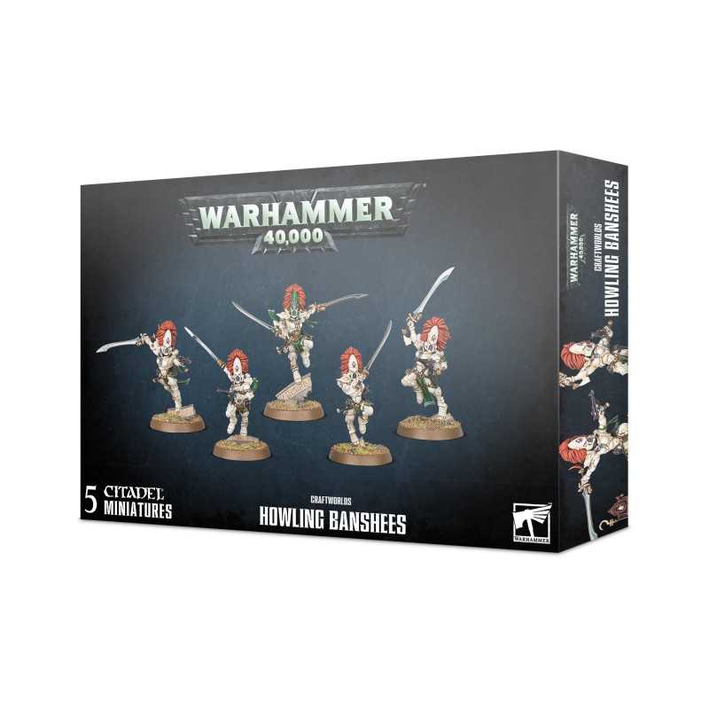 Miniaturas Espectros Aullantes de Aeldari para Warhammer 40,000 de Games Workshop.