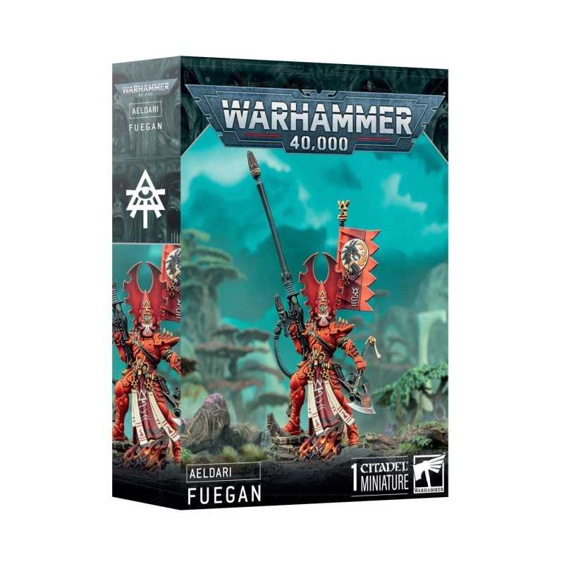 Miniatura Fuegan de Aeldari para Warhammer 40,000 de Games Workshop.