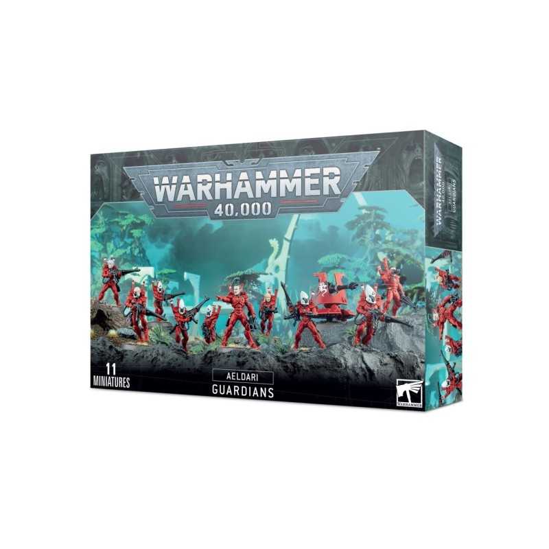 Miniaturas Guardianes de Aeldari para Warhammer 40,000 de Games Workshop.