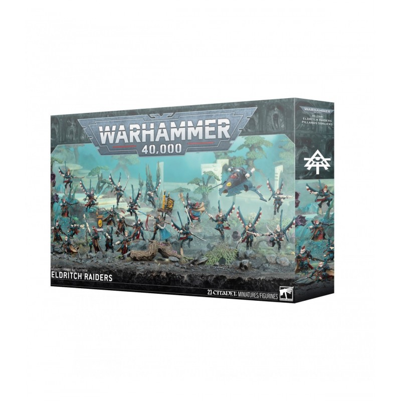 Miniaturas Incursores Ultraterrenos de Aeldari para Warhammer 40,000 de Games Workshop.