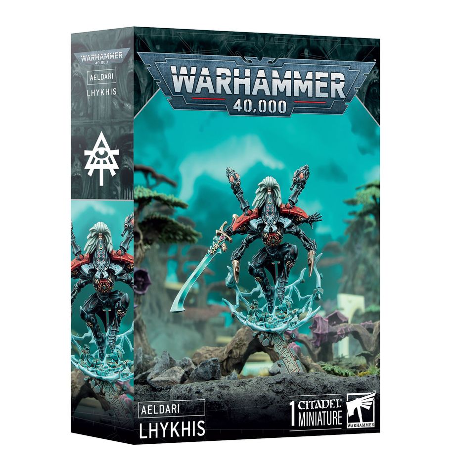 Miniatura Phoenix Lord Lhykhis de Aeldari para Warhammer 40,000 de Games Workshop.