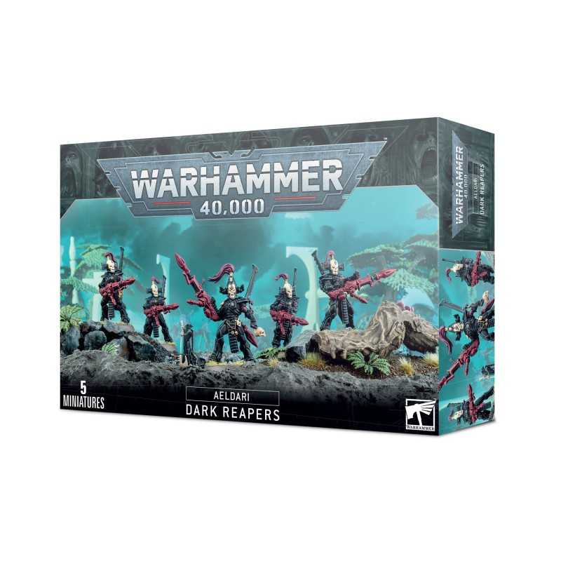 Miniaturas Segadores Siniestros de Aeldari para Warhammer 40,000 de Games Workshop.