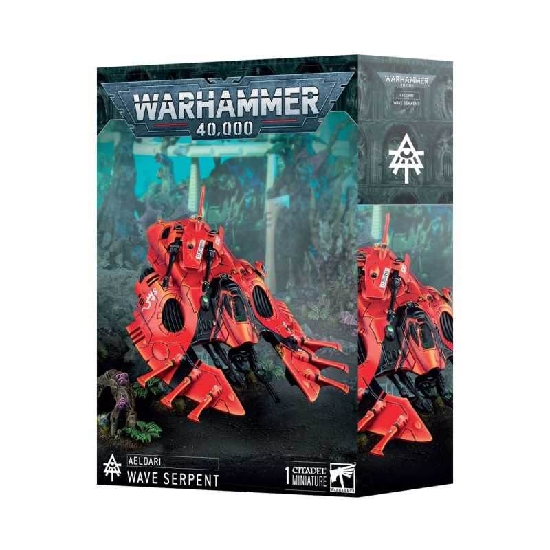 Miniatura Serpiente de Aeldari para Warhammer 40,000 de Games Workshop.