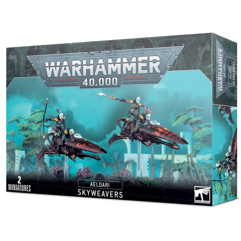 Miniatura Tejecielos de Aeldari para Warhammer 40,000 de Games Workshop.