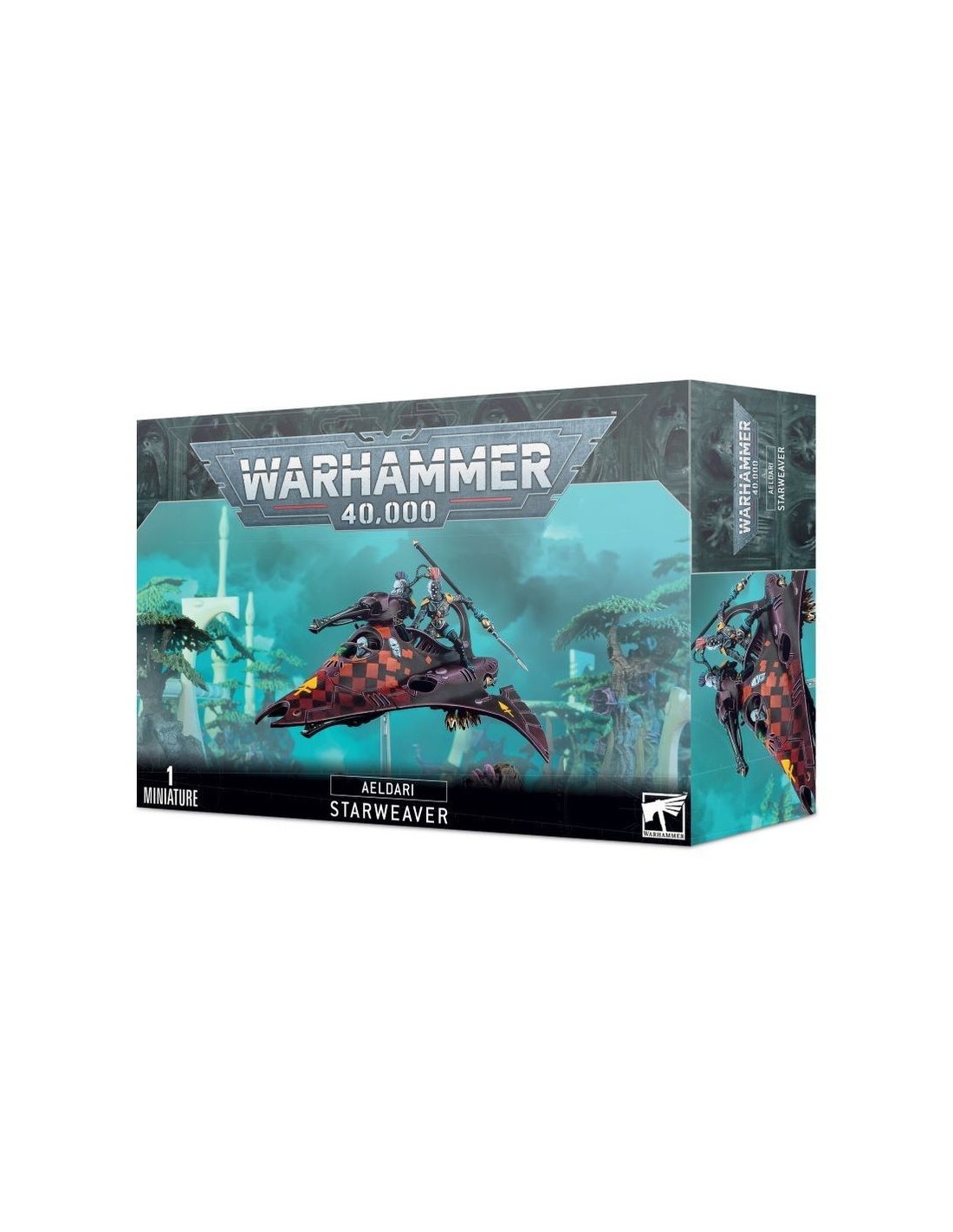 Miniatura Tejeestrellas de Aeldari para Warhammer 40,000 de Games Workshop.
