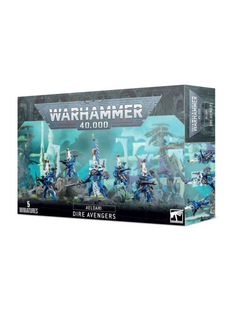 Miniaturas Vengadores Implacables de Aeldari para Warhammer 40,000 de Games Workshop.