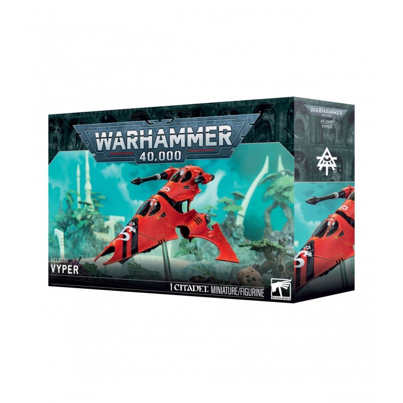 Miniatura Víbora de Aeldari para Warhammer 40,000 de Games Workshop.