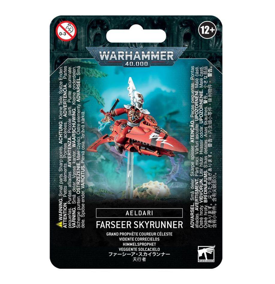Miniatura Vidente Correcielos de Aeldari para Warhammer 40,000 de Games Workshop.
