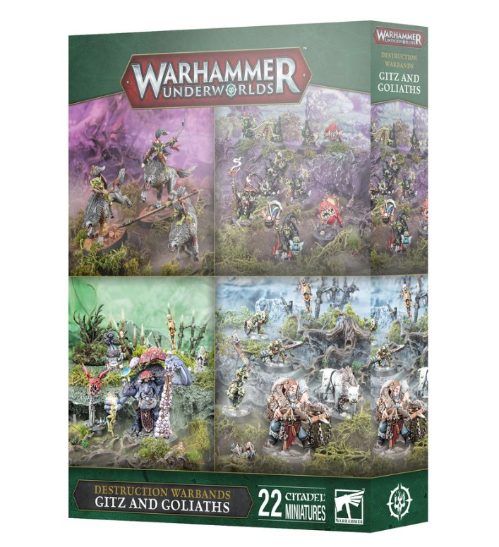 Destruction Warbands: Gitz and Goliaths