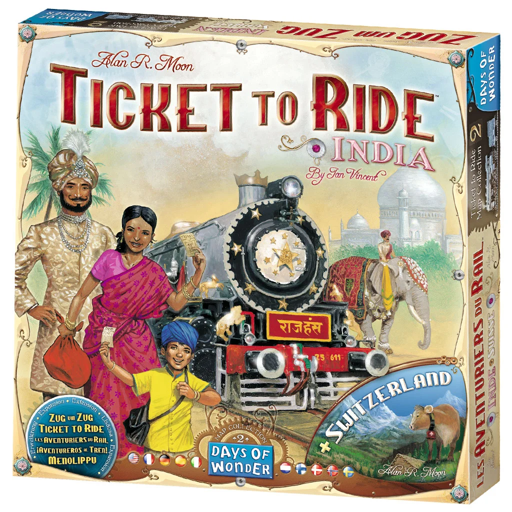 Aventureros al Ticket to ride: India