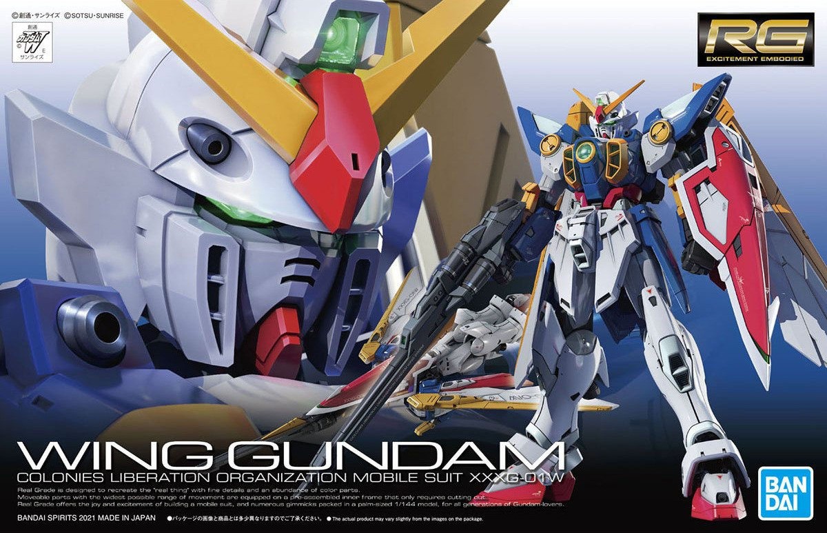 RG 1/144 Wing Gundam Bandai Model Kit