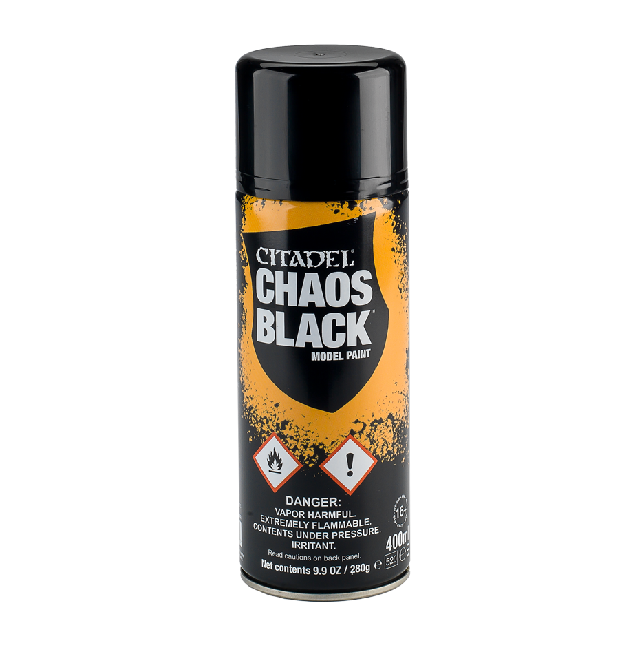 CHAOS BLACK  SPRAY PAINT