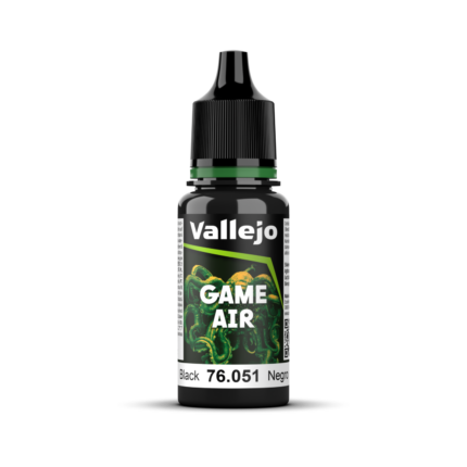 Vallejo Game Air Color 76051 – Negro – 18ml