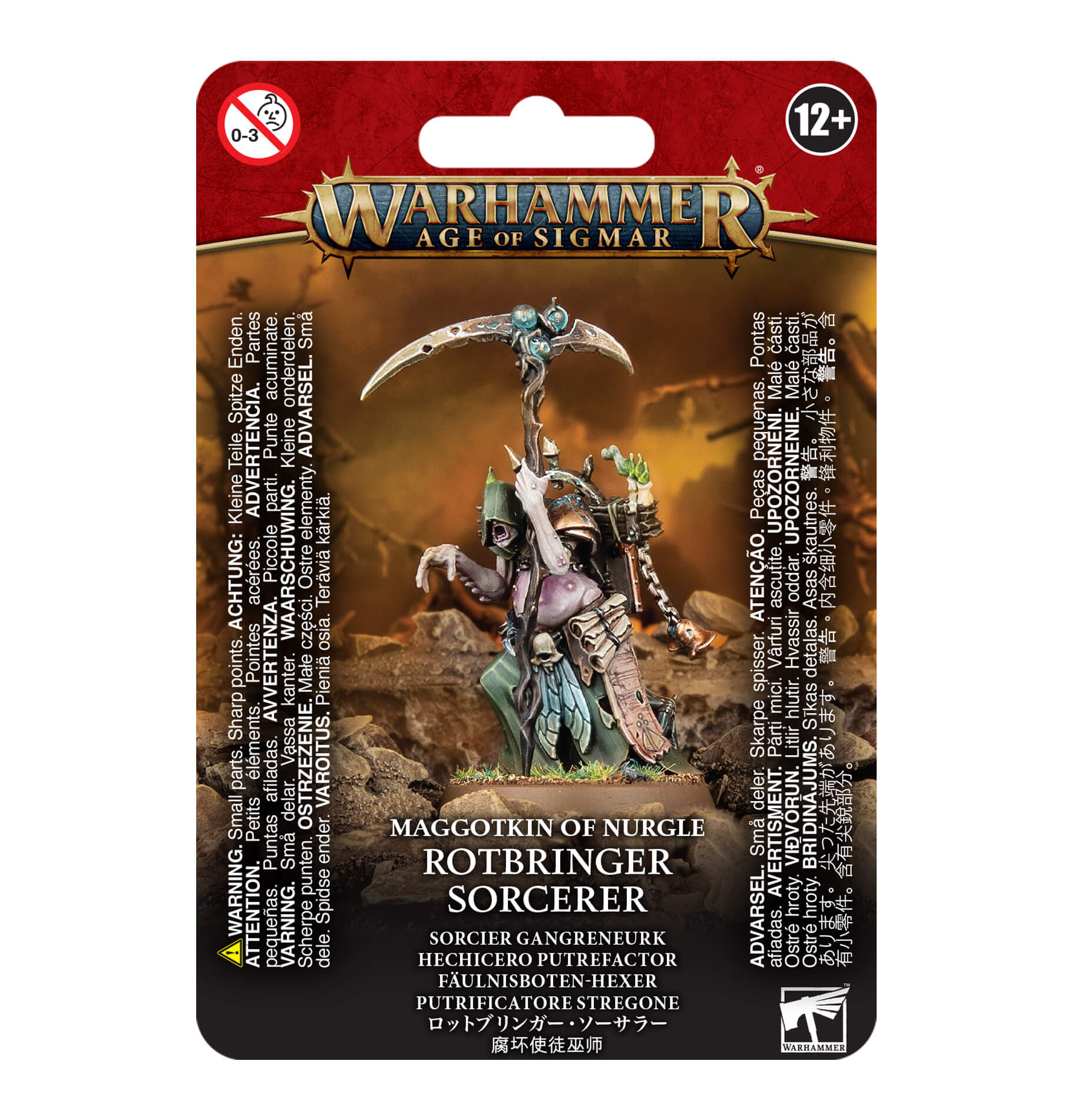 MAGGOTKIN OF  NURGLE: ROTBRINGER SORCERER - Imagen 2