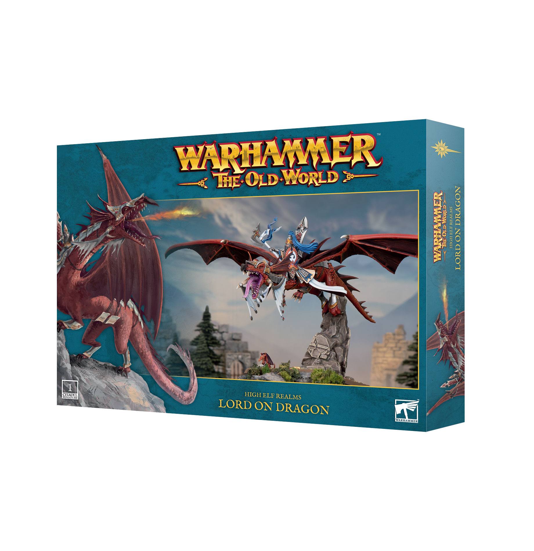 HIGH ELF  REALMS: LORD ON DRAGON - Imagen 1