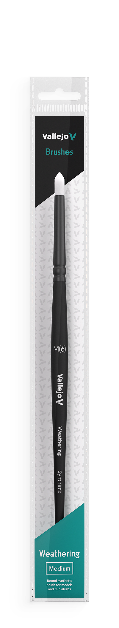 Pincel Weathering Round Medium Vallejo