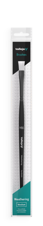 Pincel Weathergin Flat Medium Vallejo