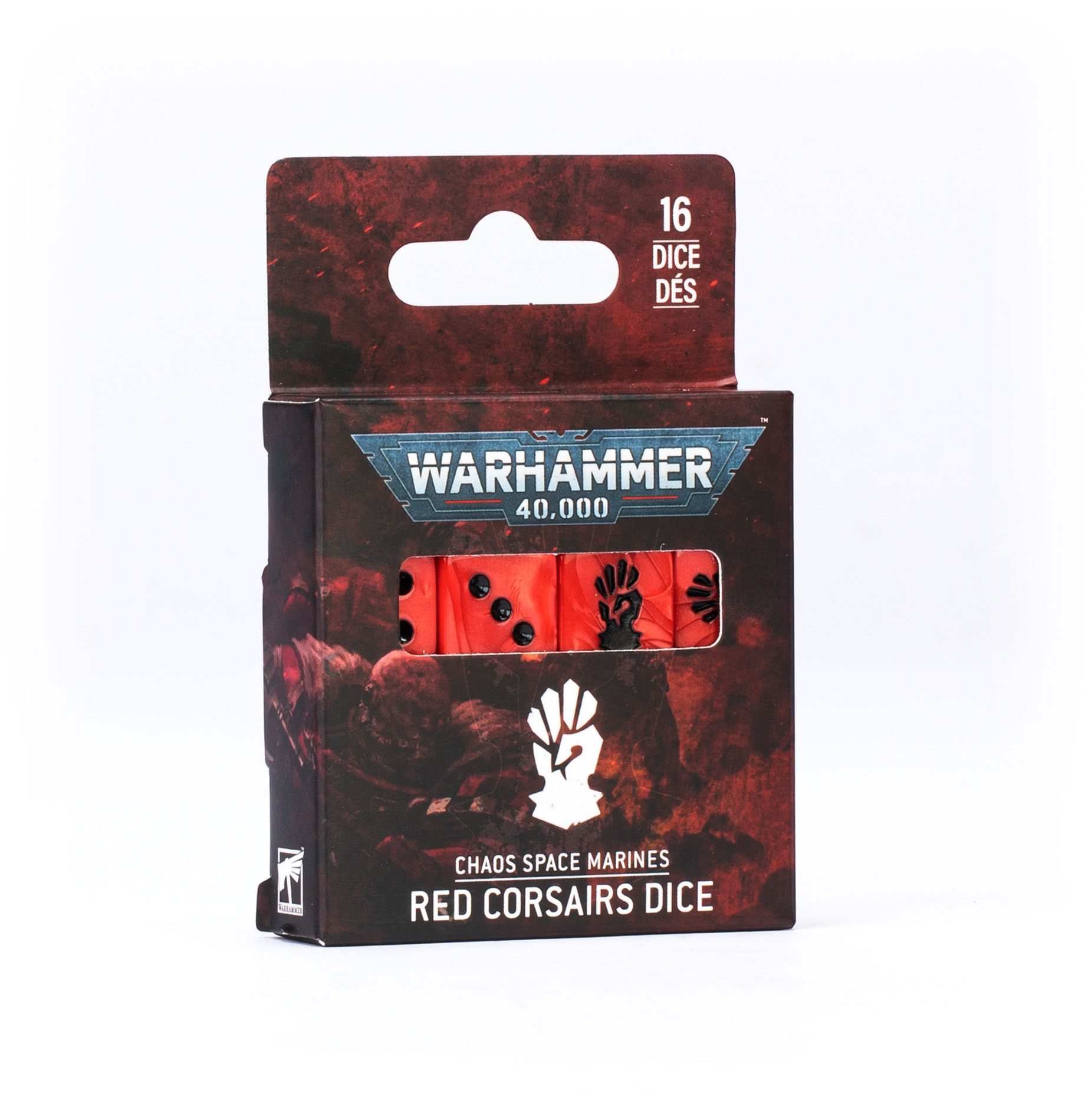 CHAOS SPACE MARINES: RED CORSAIRS DICE - Imagen 1