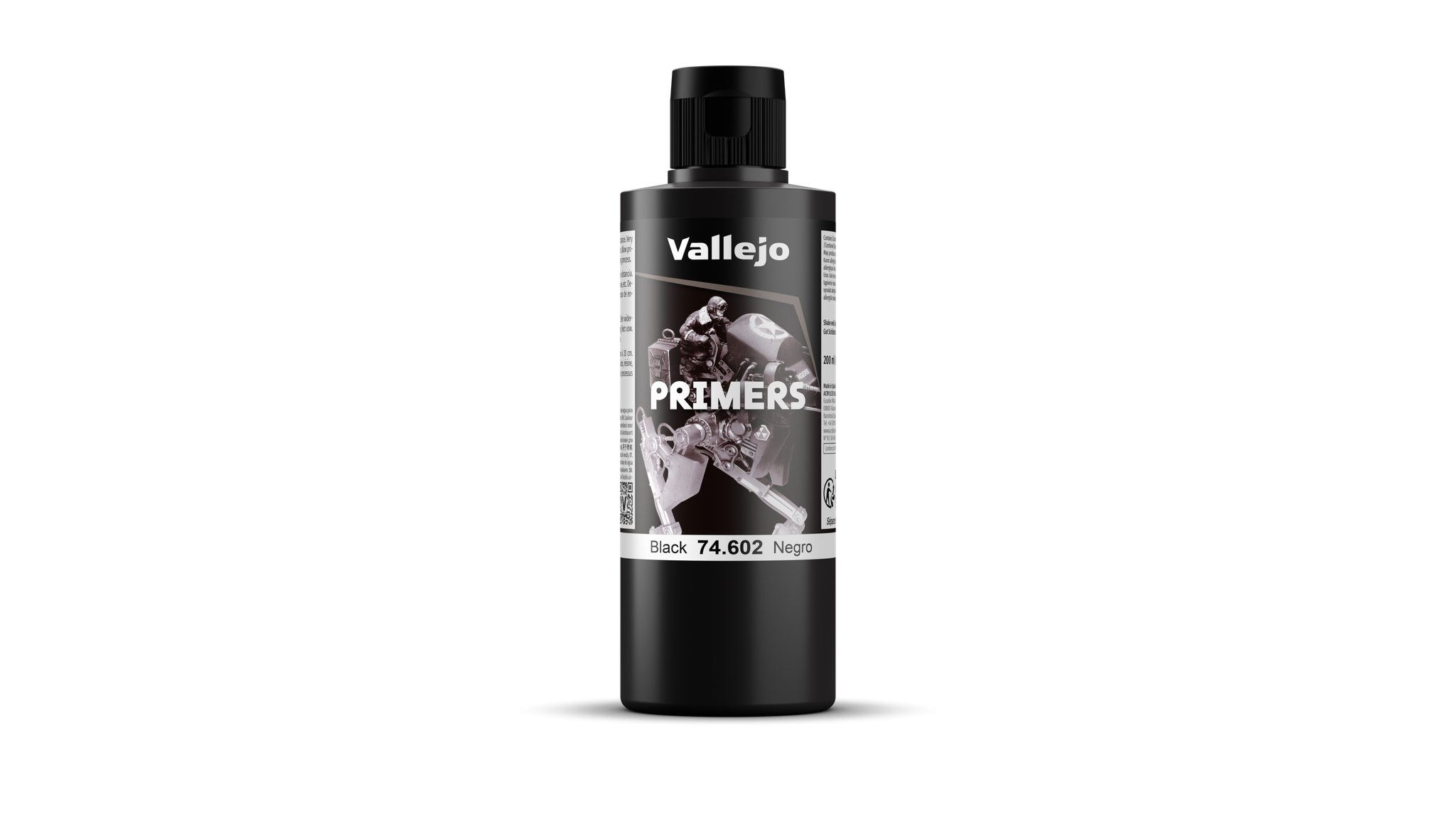 Surface Primer Negro 200ml Aerógrafo Vallejo