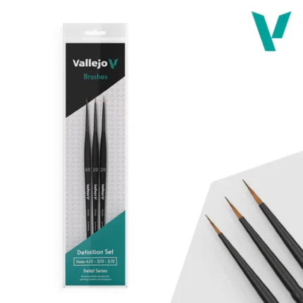 Detail Definition Set Pinceles Vallejo