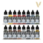 Set 8 Pinturas Folkstone Basics Model Color Vallejo (70101) - Imagen 3