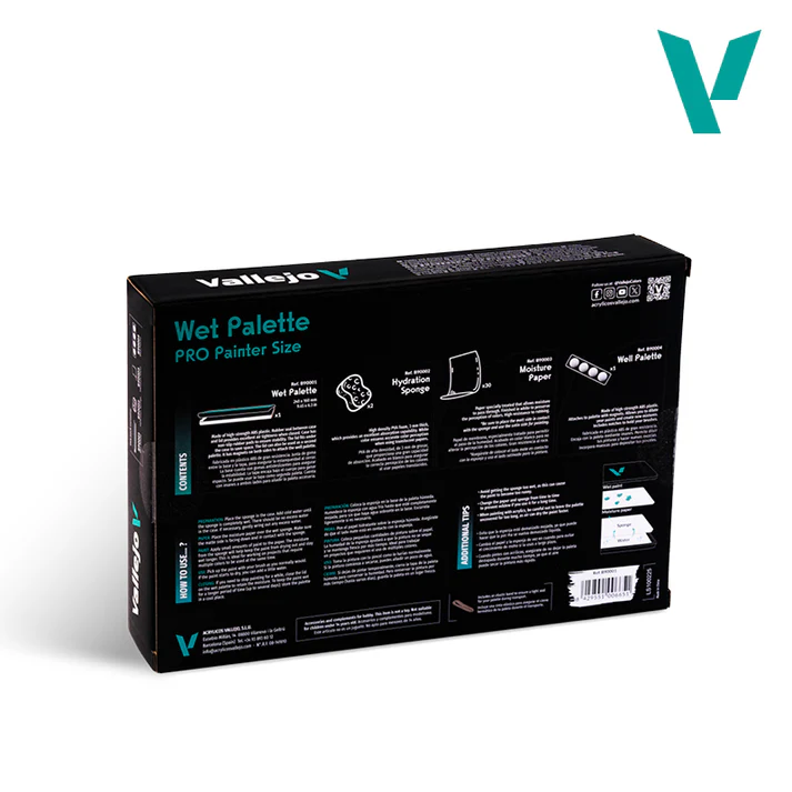 Paleta Húmeda Wet Palette Pro Painter Size Vallejo - Imagen 2