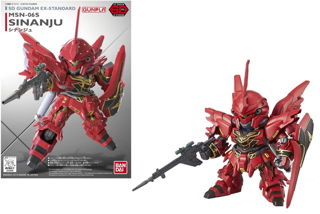 SD Gundam EX Sinanju Bandai Model Kit