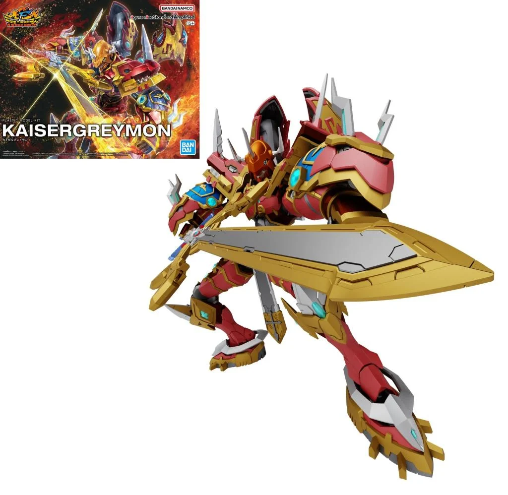 Figure-rise Amp Kaisergreymon Bandai Model Kit